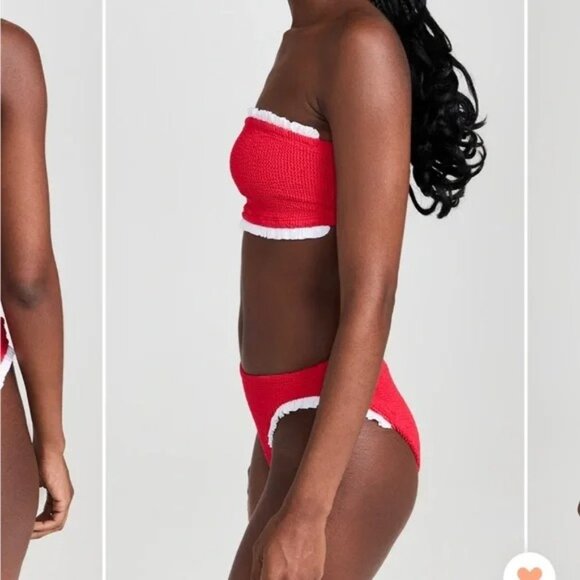 Hunza G Tracey Frill Bikini Set - Picture 2 of 7